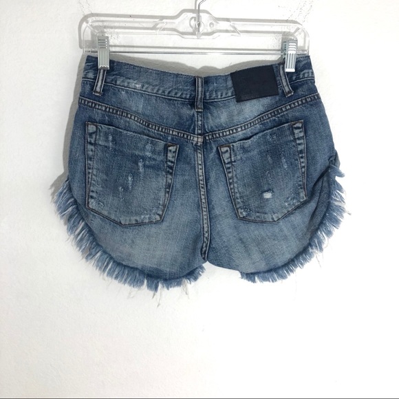 jean long shorts